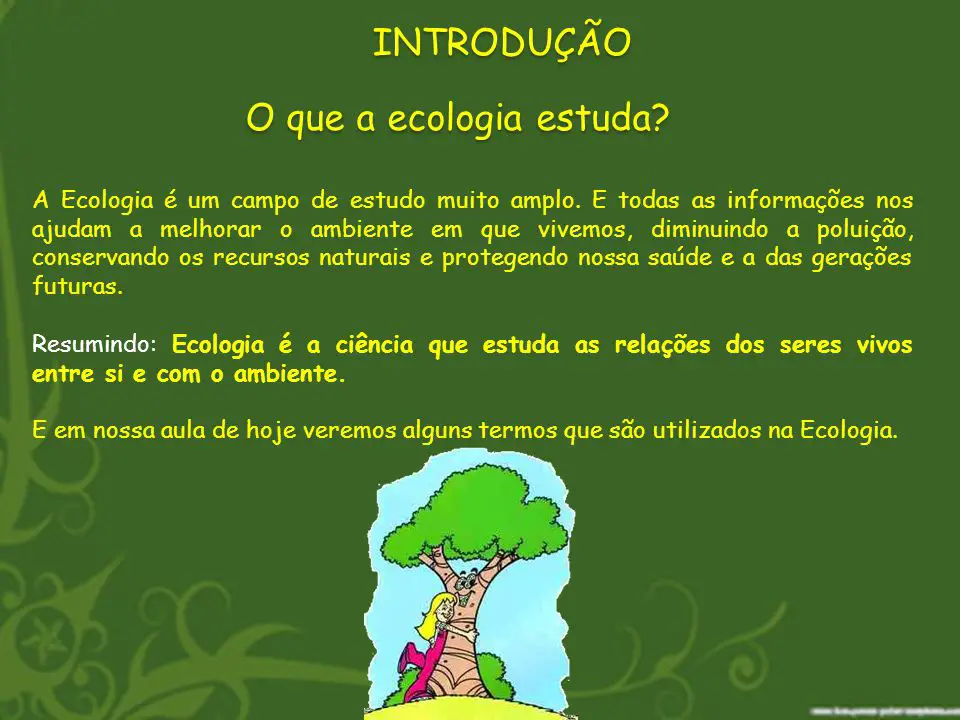 Introdução à Ecologia – Conceitos Básicos Mundo Ecologia