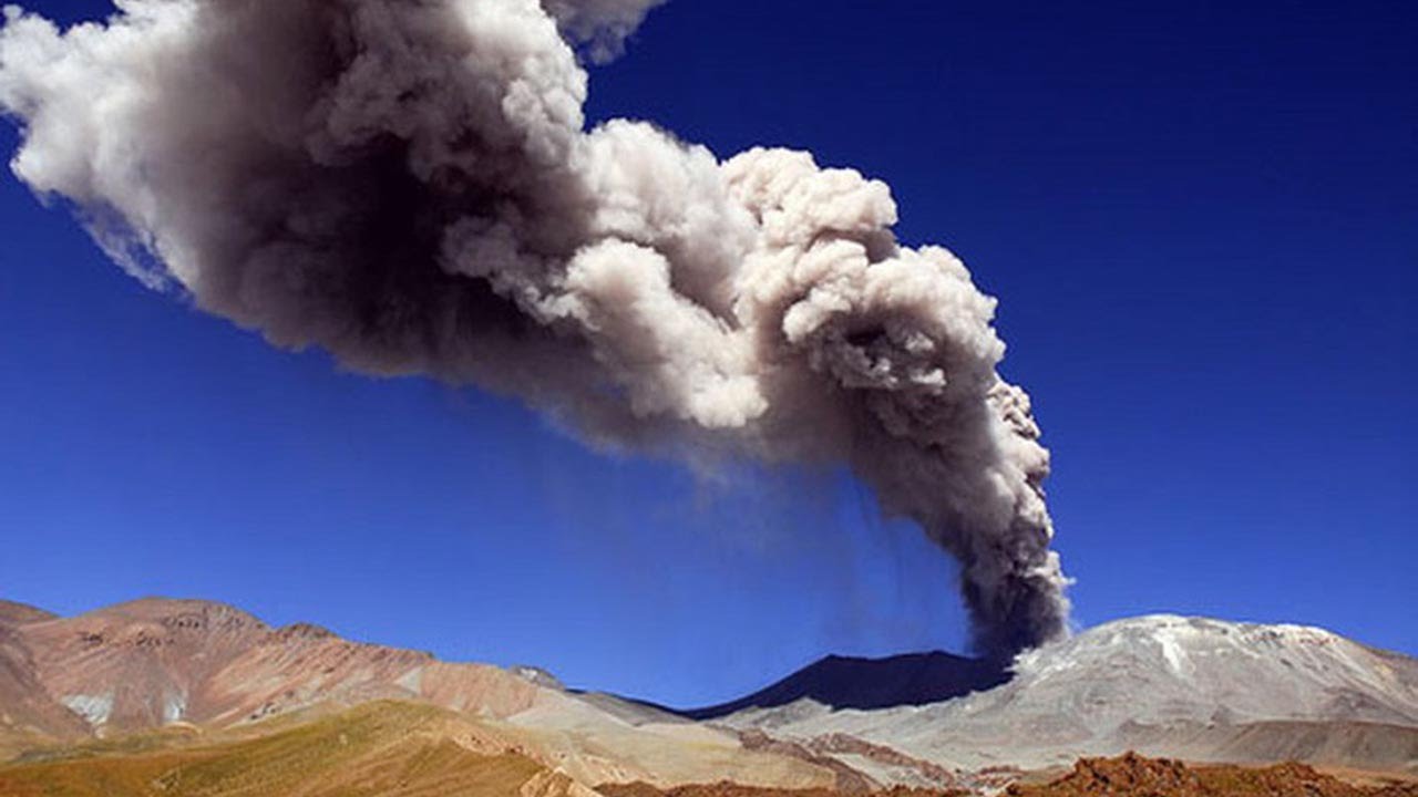 Vulcão Lascar Erupção