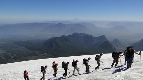 Escalada Vulcão Villarrica