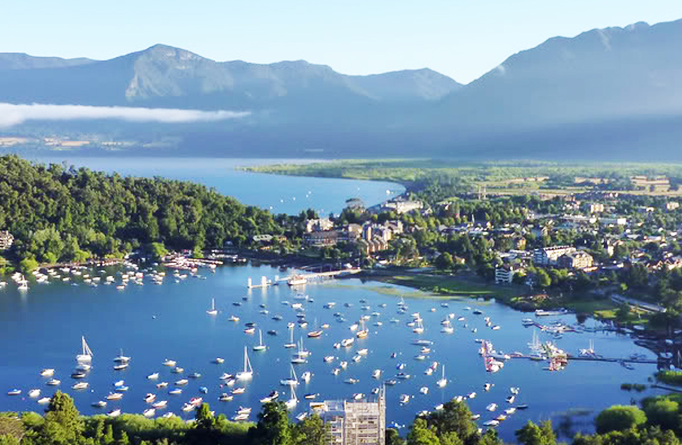 Pucon no Outono e a Reserva El Cañi