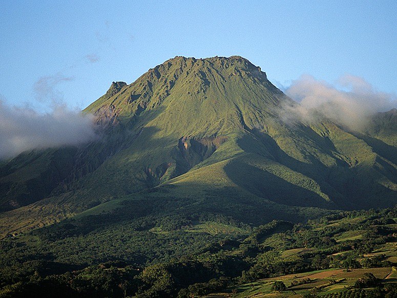 Vulcão Monte Pelée: Localização e Fotos