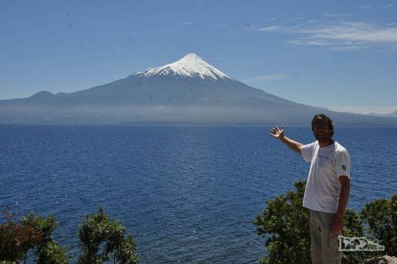 Distância de Santiago até o vulcão Osorno