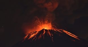 Vulcão Popocatépetl - Erupção