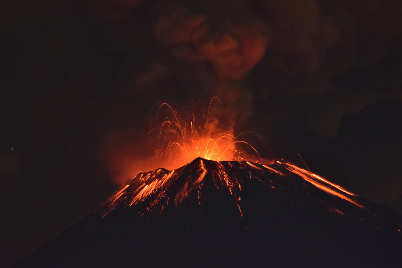 Última Erupção do Vulcão Popocatépetl