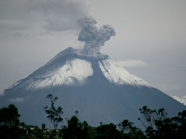 Vulcão Tungurahua Idade