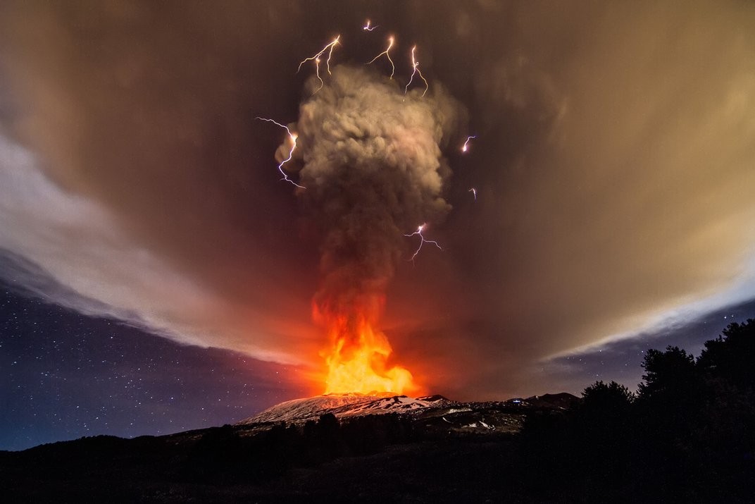 Vulcão Etna – Última Erupção