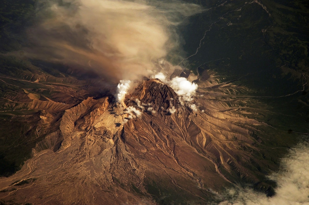 Última Erupção do Vulcão Shiveluch