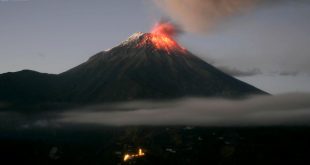 Vulcão Tungurahua - Erupção