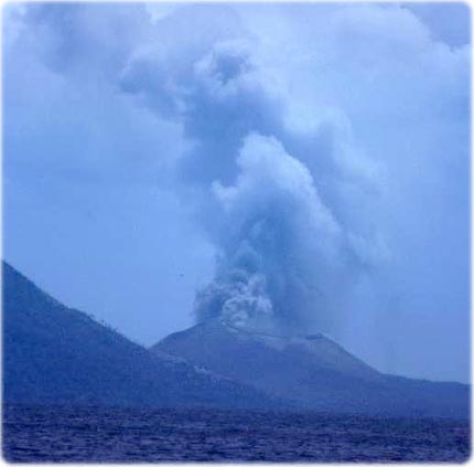 Tamanho do Vulcão Rabaul