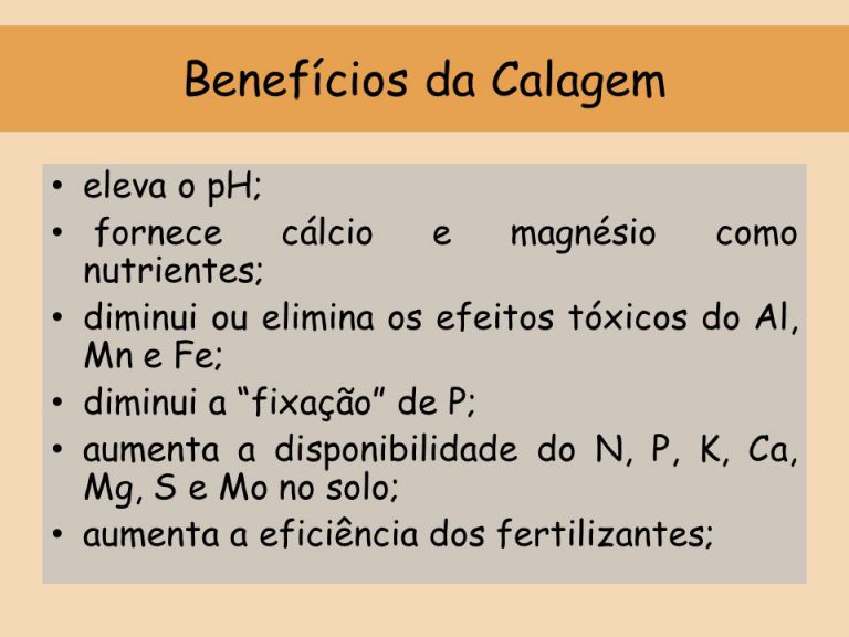 Quais São os Principais Benefícios da Calagem O Que É Mundo Ecologia