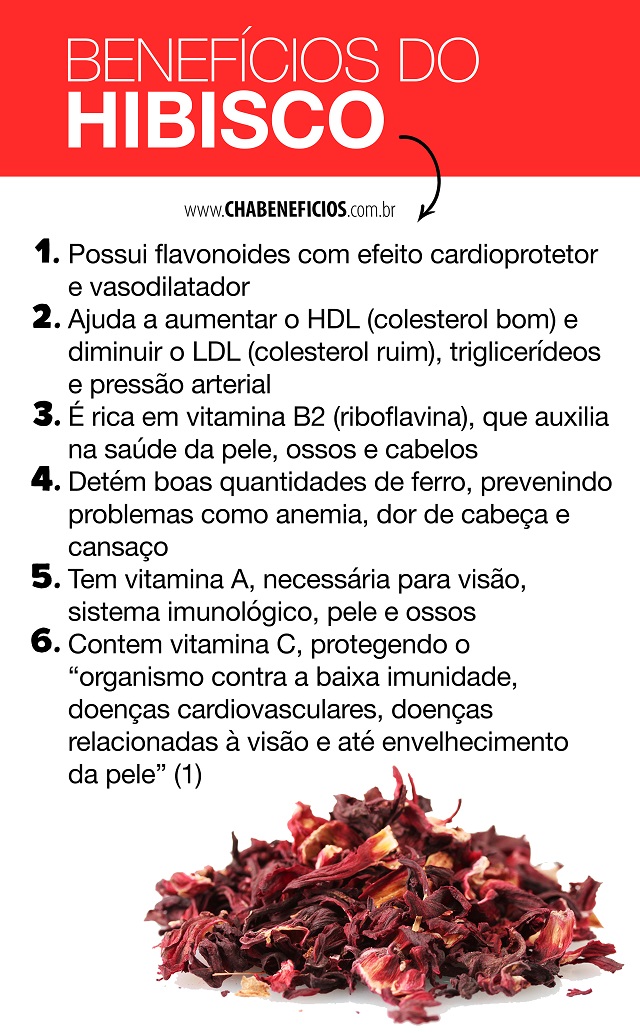 Benefícios do Chá de Hibisco