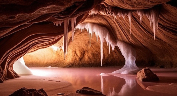 Cavernas de Gelo: Uma Maravilha Efêmera nos Extremos do Planeta