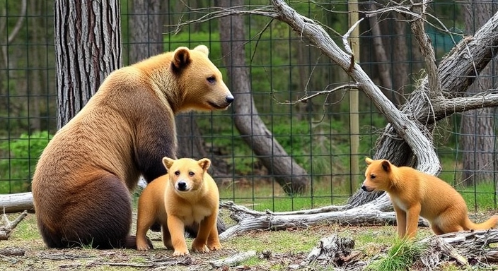 Como os Ursos Interagem com Outros Animais em Seus Habitats