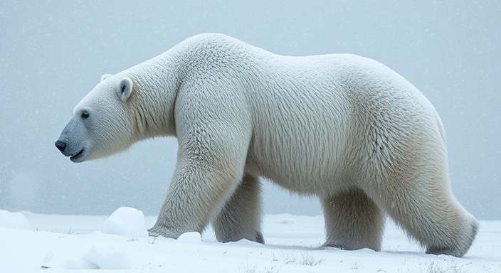 Ursos e suas Pistas na Neve: Como Rastreador Identifica Esses Gigantes?